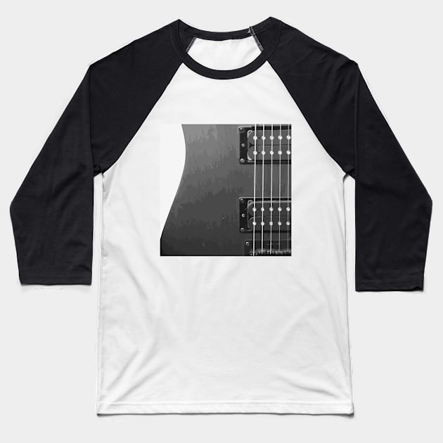 Guitar Baseball T-Shirt by kaitlynfaria